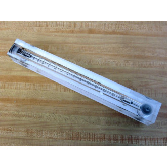 King Instrument 75202107C03 Panel Mount Acrylic Block Rotameter