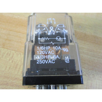 Potter & Brumfield KRPA-14AN-120 VAC Relay KRPA-14AN-120V - Used