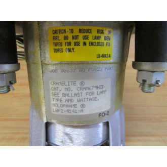 Cranelite LBF2-4141-A Metal Halide Lamp Base CRAN679HID - Used