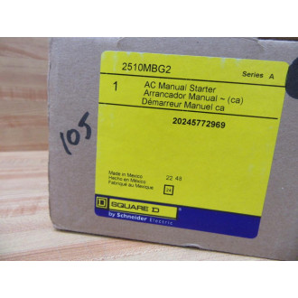 Square D 2510 MBG2 Starter 2510MBG2