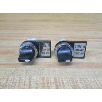 ABB 1SFA611202R3006 Selector Switch M2SS3-30B (Pack of 2) - Used