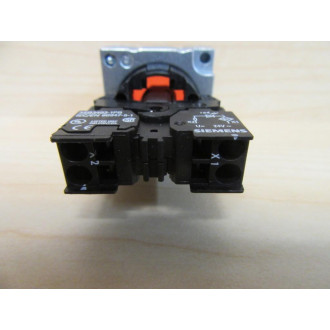 Siemens 3SB3644-6BA20-0CC0 Pilot Light Assembly wBase