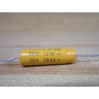 Sprague TVA 1160.6 Capacitor TVA11606 200UF 16VDC Orange (Pack of 7) - New No Box