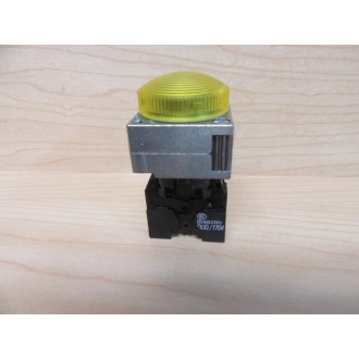 Siemens 3SB3644-6BA30-0CC0 Yellow 3SB36446BA300CC0 w3SB3403-1PA & Base - New No Box