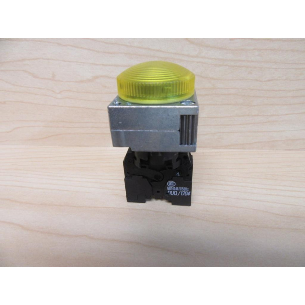 Siemens 3SB3644-6BA30-0CC0 Yellow 3SB36446BA300CC0 w3SB3403-1PA & Base - New No Box