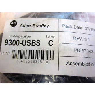 Allen Bradley 9300-USBS Remote Access USB to Serial Adaptor 9300USBS Ser C