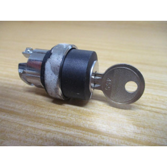 Schneider Telemecanique ZB2-BG9 Keyed Selector Switch ZB2BG9 - Used