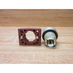 Siemens 3SB02-PFG Furnas Green Push Button Operator WHolder (Pack of 2) - Used