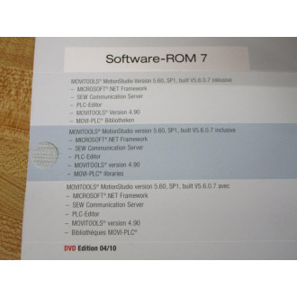 SEW-Eurodrive 1710 30100410 Software-Rom 7 5.60 - Used