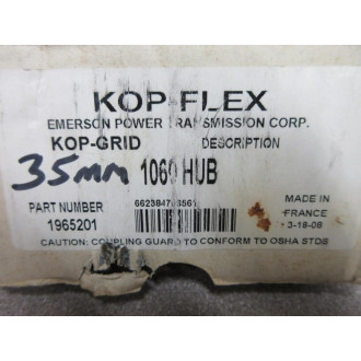 Emerson Power Transmission 1965201 KOP-FLEX Hub 1060HUB - Used