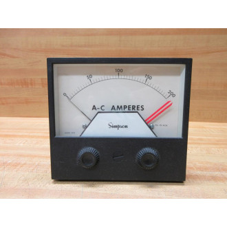 Simpson 3344A1XA A-C Ampere Meter 3324 - Used