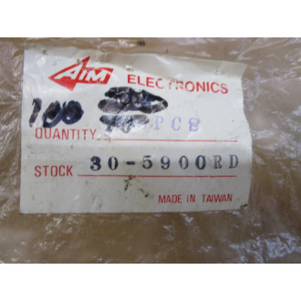 AIM Electronics 30-5900RD Blank Filler Insert 30-5900 (Pack of 100) - New No Box