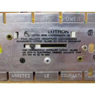 Lutron NTF-10-277 Fluorescent Dimmer NTF10277 WOut Cover - Used