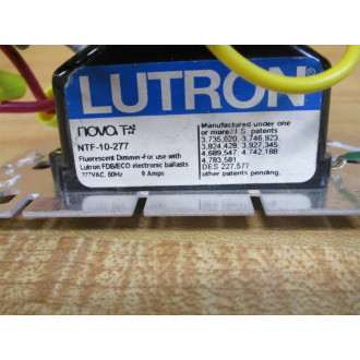 Lutron NTF-10-277 Fluorescent Dimmer NTF10277 WOut Cover - Used