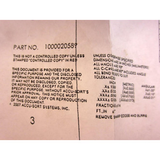 Datalogic 1000020589 Reflector Mounting Kit - New No Box