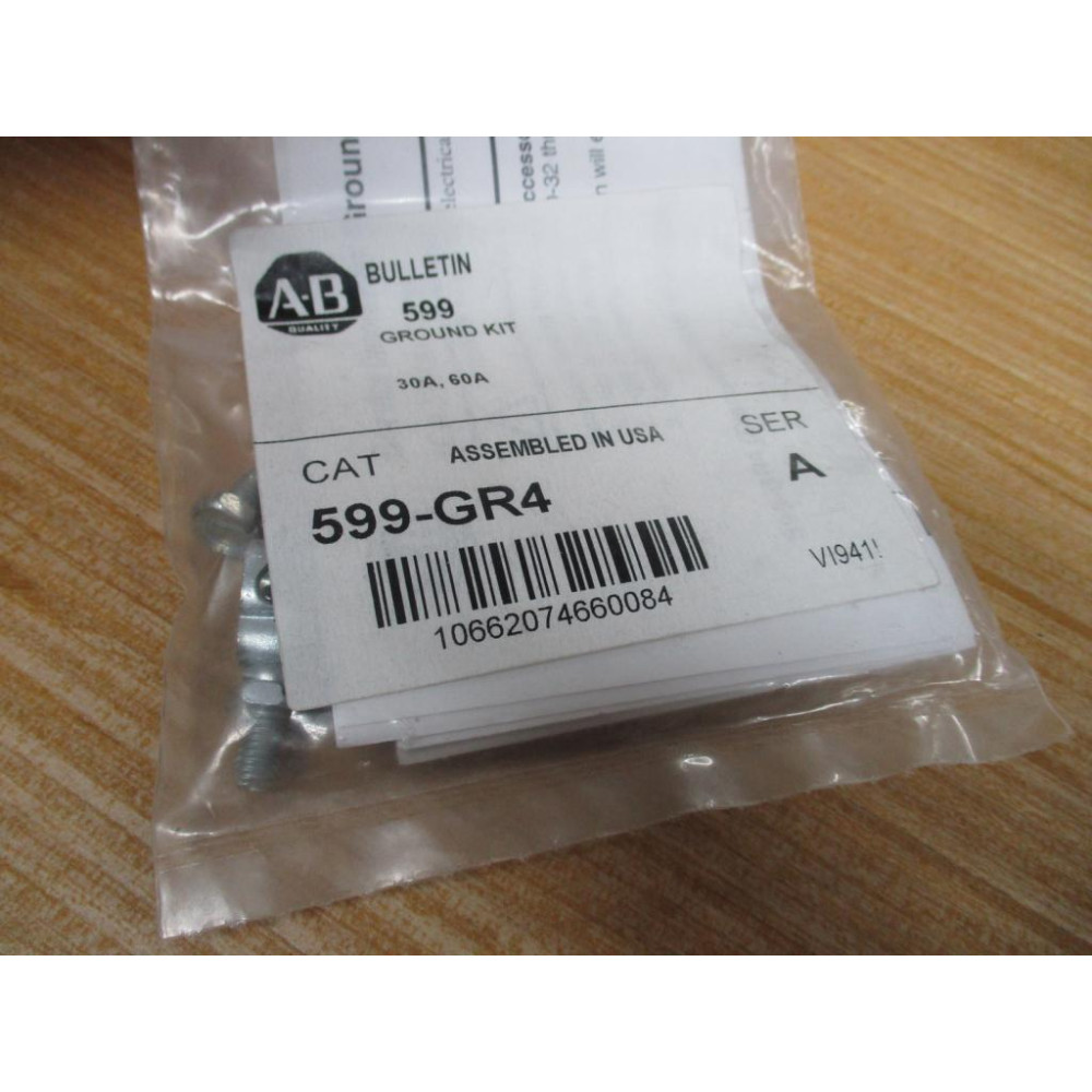 Allen Bradley 599-GR4 Ground Kit 599GR4