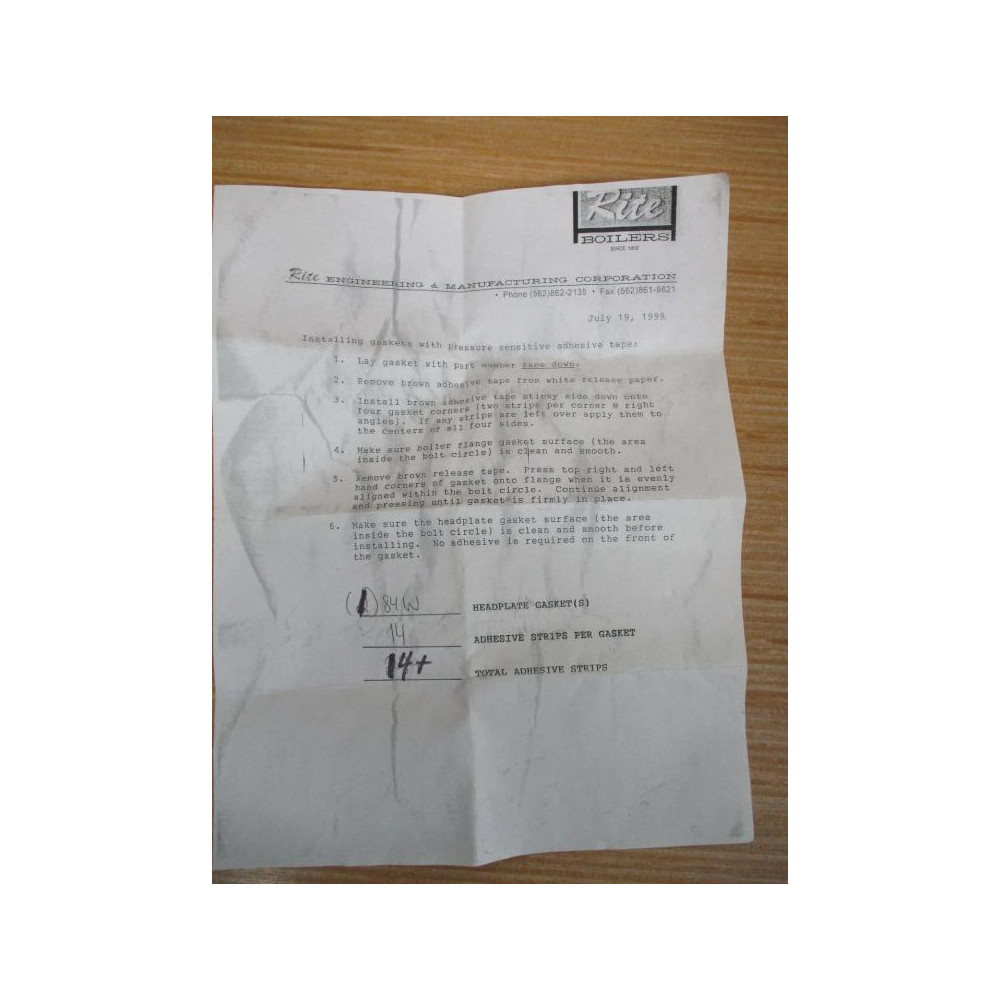 Topog-E 84W Head Gasket MRO113147 - New No Box