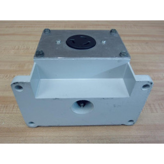 GE  General Electric Lighting Systems LRHB480 Locking Receptacle Hook Box - New No Box