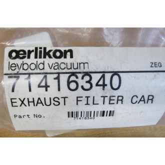 Oerlikon 71416340 Leybold Exhaust Filter Cartridge