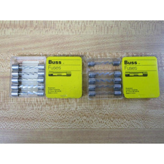 Buss AGC-6 Bussmann Fuse Cross Ref 4XH47, 3AG Jagged Metal Strip (Pack of 10)