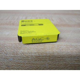 Buss AGC-6 Bussmann Fuse Cross Ref 4XH47, 3AG Jagged Metal Strip (Pack of 10)