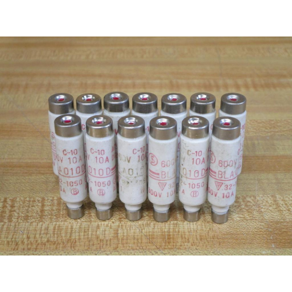 Fuji Electric BLA010D 10A Fuse (Pack of 13) - New No Box