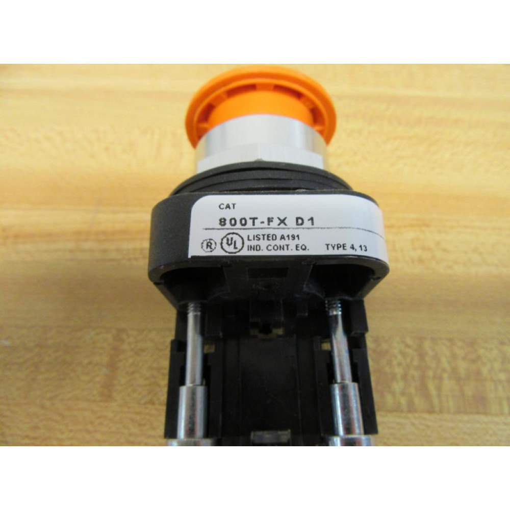 Allen Bradley 800T-FXD1 Button 800T-FX WOrange Cap - New No Box