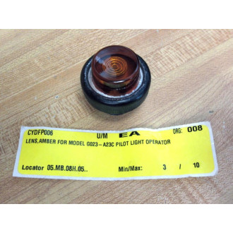 Hubbell GO23-A23C Amber Lens G023-A23C - New No Box
