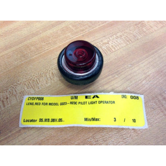 Hubbell GO23-R23C Red Lens G023-R23C - New No Box