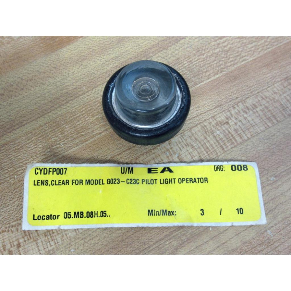 Hubbell GO23-C23C Clear Lens G023-C23C - New No Box Hubbell GO23-C23C Clear Lens G023-C23C - New No Box