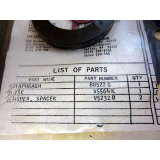 Cla-Val 91698-05A 2" Valve Repair Kit 9169805A