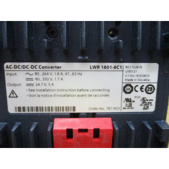 Wago 787-903 AC-DCDC-DC Converter LWR 1601-6C1