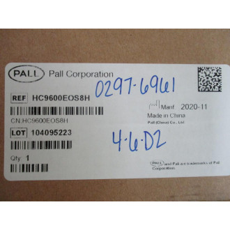 Pall HC9600EOS8H Filter Element