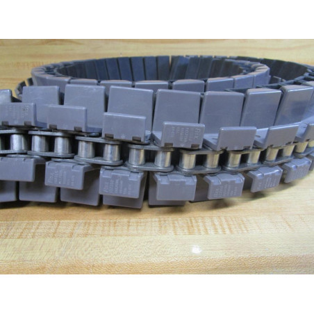 Rexnord 1873SG Table Top Chain 114-676 7-12' Length WBumpers - New No Box