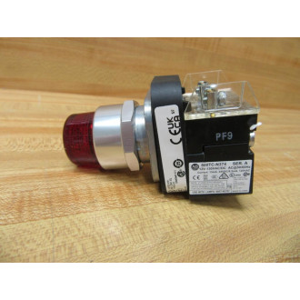 Allen Bradley 800T-QBH2RD2 Button 800TQBH2RD2 W800TC-N374, 800T-XD2