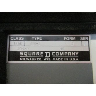 Square D 8536-SBA-2 Motor Starter 8536-SBA-2-S Enclosure Only - New No Box