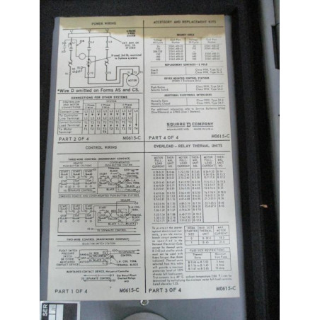 Square D 8536-SBA-2 Motor Starter 8536-SBA-2-S Enclosure Only - New No Box
