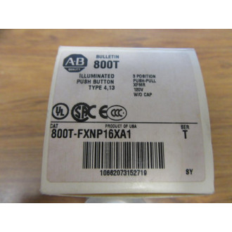 Allen Bradley 800T-FXNP16XA1 Red Button