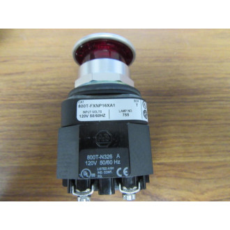 Allen Bradley 800T-FXNP16XA1 Push-Pull Red