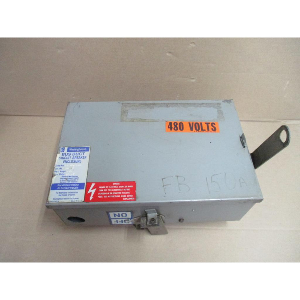 Westinghouse IBP-FB Bus Duct Circuit Breaker 2528D30G01 60A Breaker - Used
