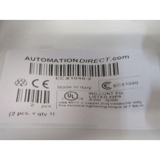 Automation Direct ECX-1040 Contact Block ECX1040 (Pack of 2)