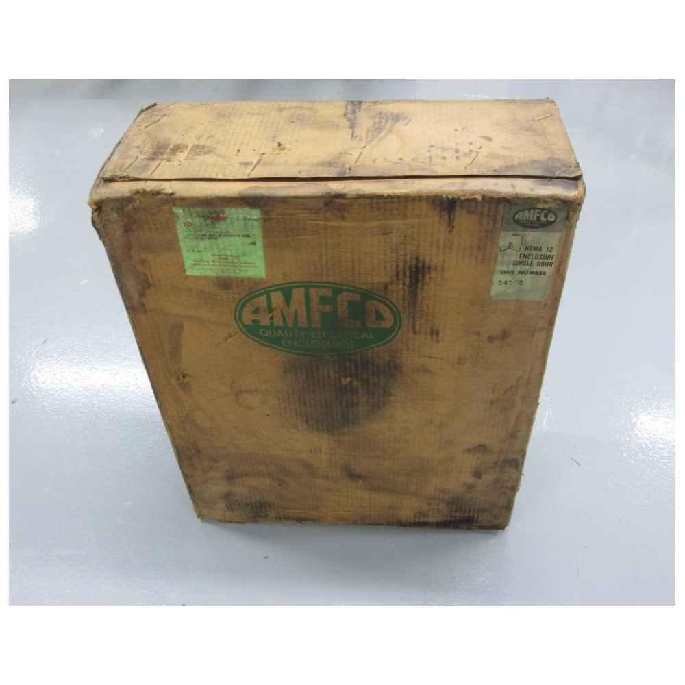 AMFCO 24208 Single Door Enclosure 24" X 20" X 8" Old Stock