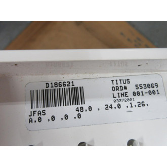 Titus JFAS 48,0, 24,0, 1,26,a,0,0,0,0 Diffuser JFAS480240126A0000