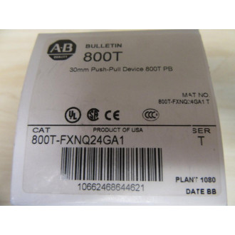 Allen Bradley 800T-FXNQ24GA1 Illuminated Push Button