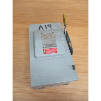 Crouse Hinds GH422N Safety Switch - Used