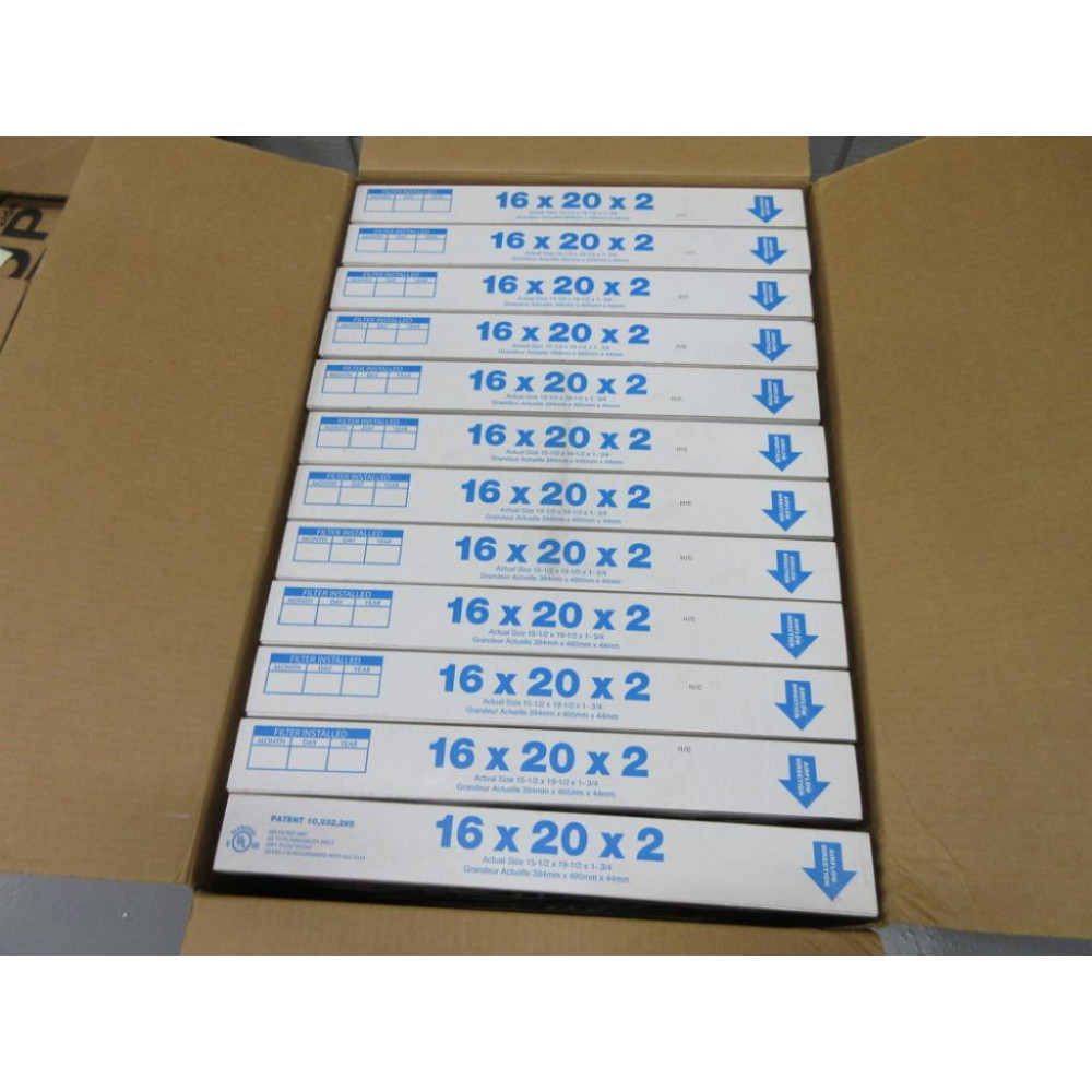 Pro-Source 00626382 MERV Pleated Filter 16x20x2 (Pack of 12)
