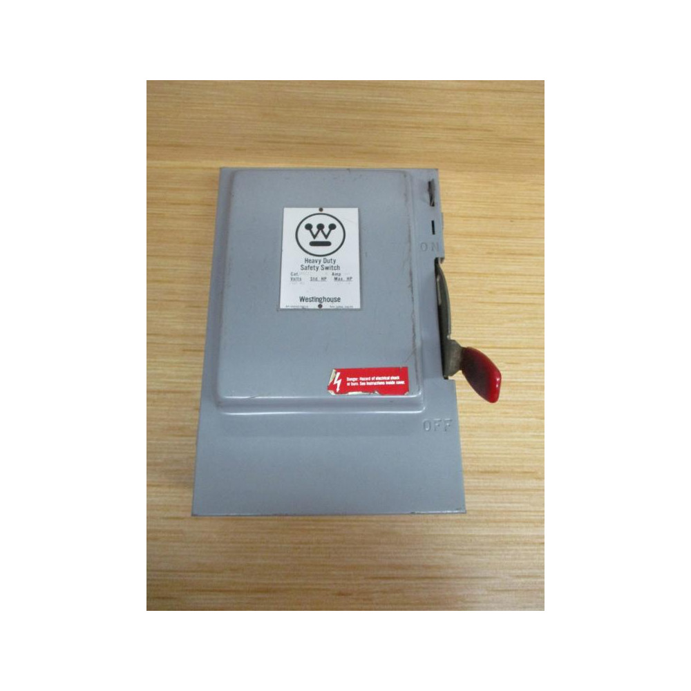 Westinghouse HU322 Heavy Duty Safety Switch Ser.A - New No Box
