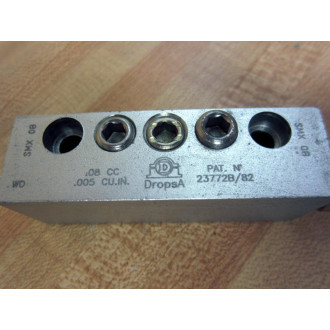 DropsA SMX-08 Modular Distributor Divider Block SMX08 WFitting - Used