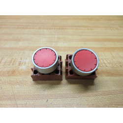 Siemens 3SB02-PFR Furnas Push Button 3SB02PFR WBase (Pack of 2) - Used