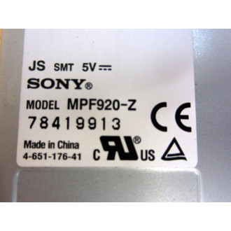Sony 6189-FD144 3.5" 1.44MB Floppy Dive MPF920-Z - Used